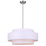 Canarm Landra Light 22" Chandelier, Brushed Nickel/white - ICH1148A03BN22. Fixed Price $249.99.