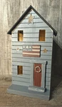 Americana , 1776 -2026 Flag Lighted House Primitive. Fixed Price $94.95.