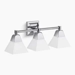 Kohler K-23688-BA03-CPL Memoirs 3-LIGHT Wall Sconce, Polished Chrome Nwb. Fixed Price $264.00.