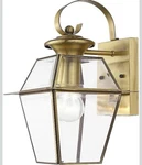 Livex Lighting 2181-01 Westover 1-LIGHT Outdoor Wall Lantern, Antique Brass 1836. Fixed Price $59.00.