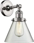Franklin Restoration Sconce - Clear Glass & Polished Nickel Finish. Fixed Price $321.99.