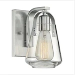 Set Of 2 Nuvo Lighting Skybridge Wall Sconce, Brushed Nickel 60-7111 New. Fixed Price $105.00.