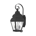 Livex Lighting 2602 Black Exeter 2-LIGHT 21-1/2"H Outdoor Wall Sconce. Fixed Price $589.96.