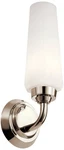 Kichler Truby 12 1/2" High Polished Nickel Wall Sconce. Fixed Price $169.99.