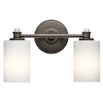 Kichler 45922 Bronze Joelson 14"W 2-LIGHT Bathroom Vanity. Fixed Price $109.97.