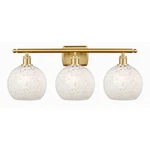 Innovations White Mouchette 3LT 28" Bath, Gold 516-3W-SG-G1216-8WM. Fixed Price $420.64.