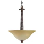 Woodbridge Lighting Vergennes 3-LIGHT Bowl Resin Large Pendant Bark/beige. Fixed Price $246.66.