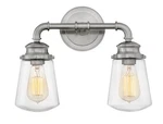 Hinkley Fritz Collection Two Light Bathroom Vanity Fixture, Brushed Nickel. Fixed Price $195.52.