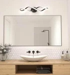 Artika Swirl 27 In. 1-LIGHT Matte Black Modern Integrated Led Vanity Bar. Fixed Price $40.00.