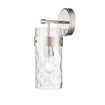 Z-lite Fontaine Light Wall Sconce, Polished Nickel/clear 3035-1SS-PN. Fixed Price $190.00.