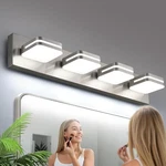 360 Rotate Led Bathroom Vanity Light Fixtures, 1600LM Acrylic Brushed Nickel.... Fixed Price $91.33.