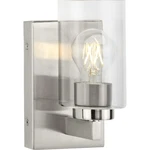 Progress Lighting P300386 Goodwin 8" Tall Bathroom Sconce - Nickel. Fixed Price $69.99.