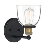 Designers Fountain Bryson 1-LIGHT Modern Wall Sconce With Clear Glass Shade F.... Fixed Price $81.77.