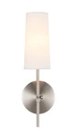 Roseto EGBF54349 Theudosia Light 16" Tall Bathroom Sconce - Nickel. Fixed Price $62.90.