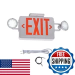 Apmeetlux Emergency Exit Sign Lights Battery Backup 200LM 3HOURS Plug In Red. Fixed Price $47.33.