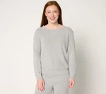 Barefoot Dreams Women's Top Plus Sz 3X Cozychic Ultra Lite Knot Back Gray. Fixed Price $43.00.