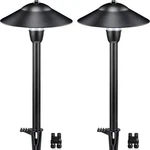 Sunvie Led Pathway Lights Low Voltage 12-24V 3W Landscape Lighting, Black. Fixed Price $60.30.
