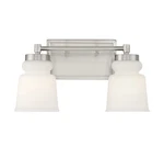 Bellevue SH80057 2 Light 15"W Bathroom Vanity - Nickel. Fixed Price $136.00.