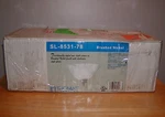 Thomas*brushed*nickel*silver*white*alabaster*swirl*glass*wall*light*sconce**new. Fixed Price $31.00.