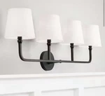 Capital Lighting 119341MB-674 Bathroom Fixtures Indoor Black W/ Shade. Fixed Price $99.00.