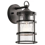 Kichler 49960 Anvil Iron Mill Lane Single Light 10-1/4"H Outdoor Wall Sconce. Fixed Price $95.99.