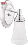Moen YB2861CH Eva 1-LIGHT Dual-mount Bathroom Vanity Fixture With Frosted. Fixed Price $104.14.