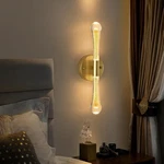 Illus 6W 3000K Led Gold Wall Sconce, Crystal Vanity Light With Bubble. Fixed Price $51.99.