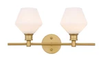 Elegant Lighting LD2313 Gene 19"W Vanity - Brass. Fixed Price $136.00.