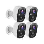 Security Cameras Wireless Outdoor (4 Pack), Battery Powered For Home .... Fixed Price $168.77.