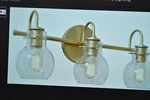 Lnc Contemporary Brushed Gold Bathroom Vanity Lighting A03569 22" Led. Fixed Price $68.00.