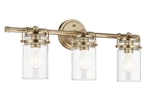 Kichler Lighting 45689CPZ Brinley 3 Bath Vanity Champagne Bronze. Fixed Price $73.99.