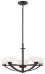 Minka Lavery 1585-167 Galante 5-LIGHT Chandelier Lathan Bronze Fixture. Fixed Price $329.00.