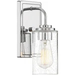 Designers Fountain 96401-CH Logan Light 5 Inch Chrome Wall Sconce. Fixed Price $55.43.