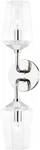 Mitzi Kayla 2-LIGHT Vanity Fixture In Polished Nickel 120 Watts. Fixed Price $162.99.