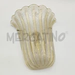 Barovier Toso Murano Glass Gold Cup Wall Sconce Applique Lamp. Fixed Price $454.42.