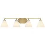 Savoy House Lighting 8-2988-4-322 Blair Bathroom Vanity Warm Brass. Fixed Price $212.80.