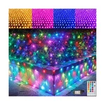 Rgb Net Lights, Color Changing Outdoor Led Mesh 14.8X4.9FT 240 Ch.... Fixed Price $54.09.