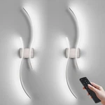 Kartoosh Battery Wall Sconces 39.3 Nickel Remote Control Dimmable Pair. Fixed Price $209.99.