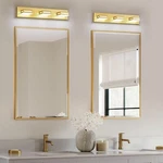 Bathroom Fixture Gold, 3-LIGHT, 24-INCH, Rotatable Heads, Cool White 6000K. Fixed Price $34.19.