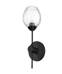 Dainolite ABI-141W-MB-CLR Abii Light Bath Vanity Matte Black Finish. Fixed Price $35.99.