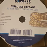 Tamlite 150 Ft Warm White Led Rope Light Outdoor Flexible Wet Location Rated. Fixed Price $69.00.
