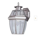 Sea Gull Generation Lighting Lancaster Wall Lantern Outdoor Sconce Nickel. Fixed Price $44.95.