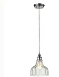 Elk Lighting Model# 46018-1 "danica" One Pendant Light-chic-polished Chrom. Fixed Price $75.00.