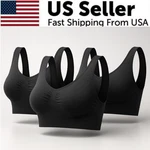 Bras Seamless Wire-free Light Support Tank Sports Yoga Sleep 3 Pack Us. Fixed Price $10.29.