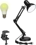 Metal Desk With Clamp, Swing Arm, Architect Adjustable Lamps For Home. Fixed Price $28.26.