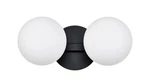 Hanaloa Matte Black Bathroom Vanity 2 Light Fixture, Modern Globe Wall Sconce. Fixed Price $89.99.