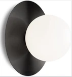 1-LIGHT Modern Globe Wall Sconce Ceiling Fixture Indoor Black. Fixed Price $31.99.