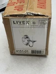 Livex Lighting Wall Sconce 4151-01 Antique Brass Single Arm Hardwired. Fixed Price $36.79.