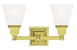 Livex Lighting 1032-02 Mission Bathroom Vanity Polished Brass. Fixed Price $199.97.