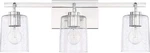 Homeplace 128531CH-449 Greyson Vanity, 3-LIGHT 300 Total Watts, Chrome. Fixed Price $79.00.